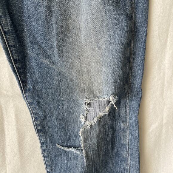 Ag Adriano Goldschmied Stevie Cuff Jeans Slim Straight Sz 32 Medium Wash - Picture 3 of 8